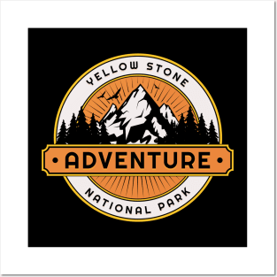 Yellowstone National Park Retro Posters and Art